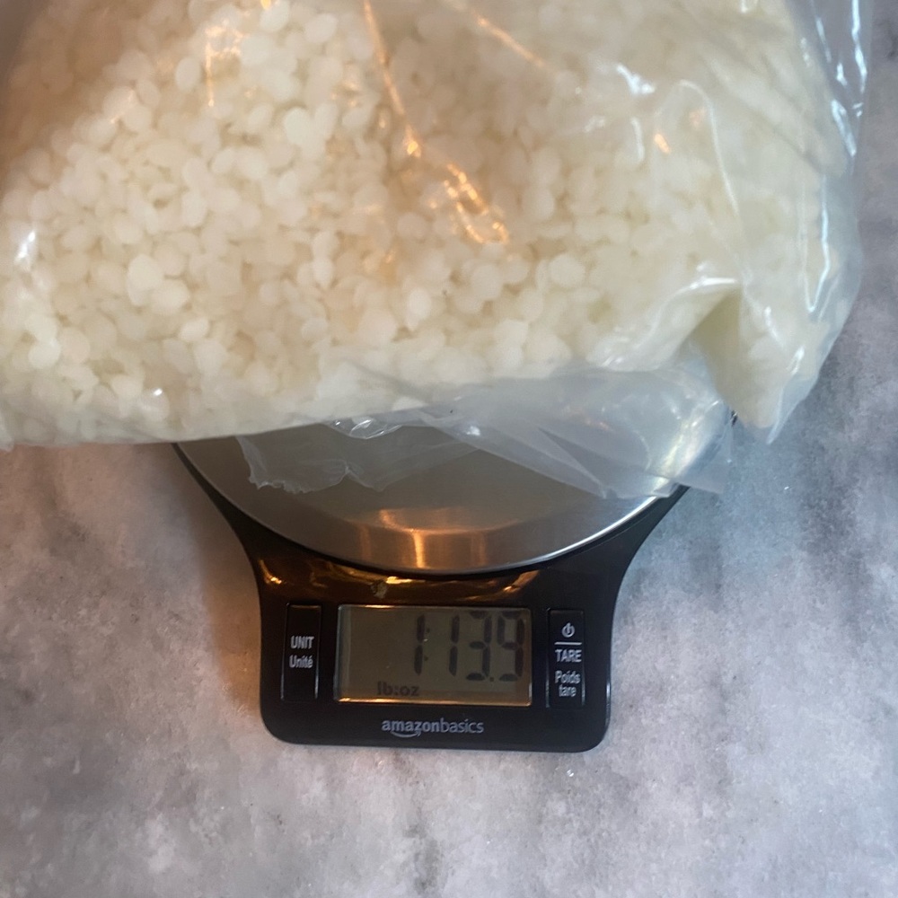Stakich Pure White Beeswax Pellets ~1.9 lb Candle Making Wax Supplies - Picture 4 of 4